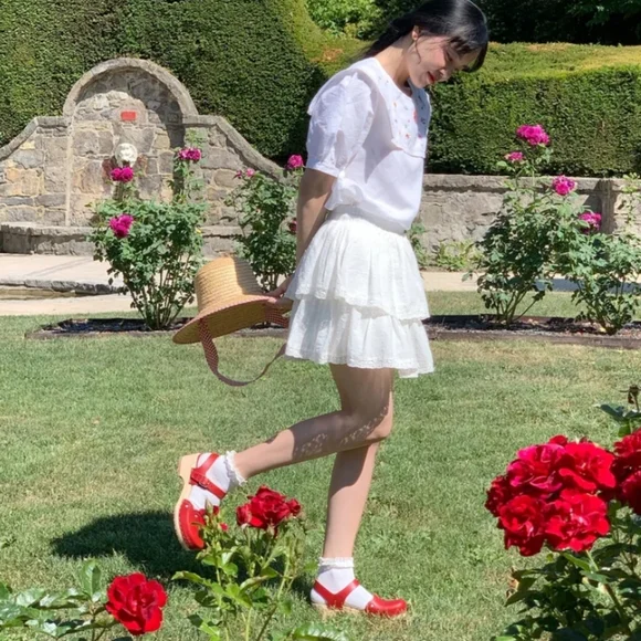 Sandgrens Milan‎ Red Clog Shoes Wooden Heels - Picture 14 of 14